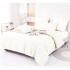 Lenjerie Pat Dublu din Finet 6 Piese, Uni, Bicolor, 230x250cm, E-8