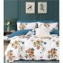 Lenjerie de pat, Imprimeu Exotic, 4 Piese, 2 persoane, 230x250cm, 100% Bumbac, BM-22