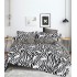 Lenjerie de pat, Imprimeu Exotic, 4 Piese, 2 persoane, 230x250cm, 100% Bumbac, BM-24