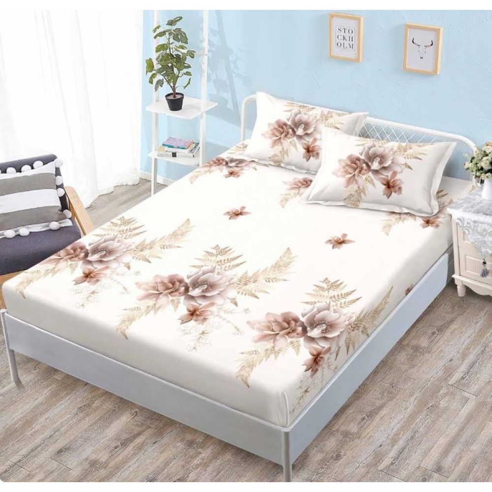 Husa cu elastic Finet, 160x200cm + 2 fete de perna, H-129