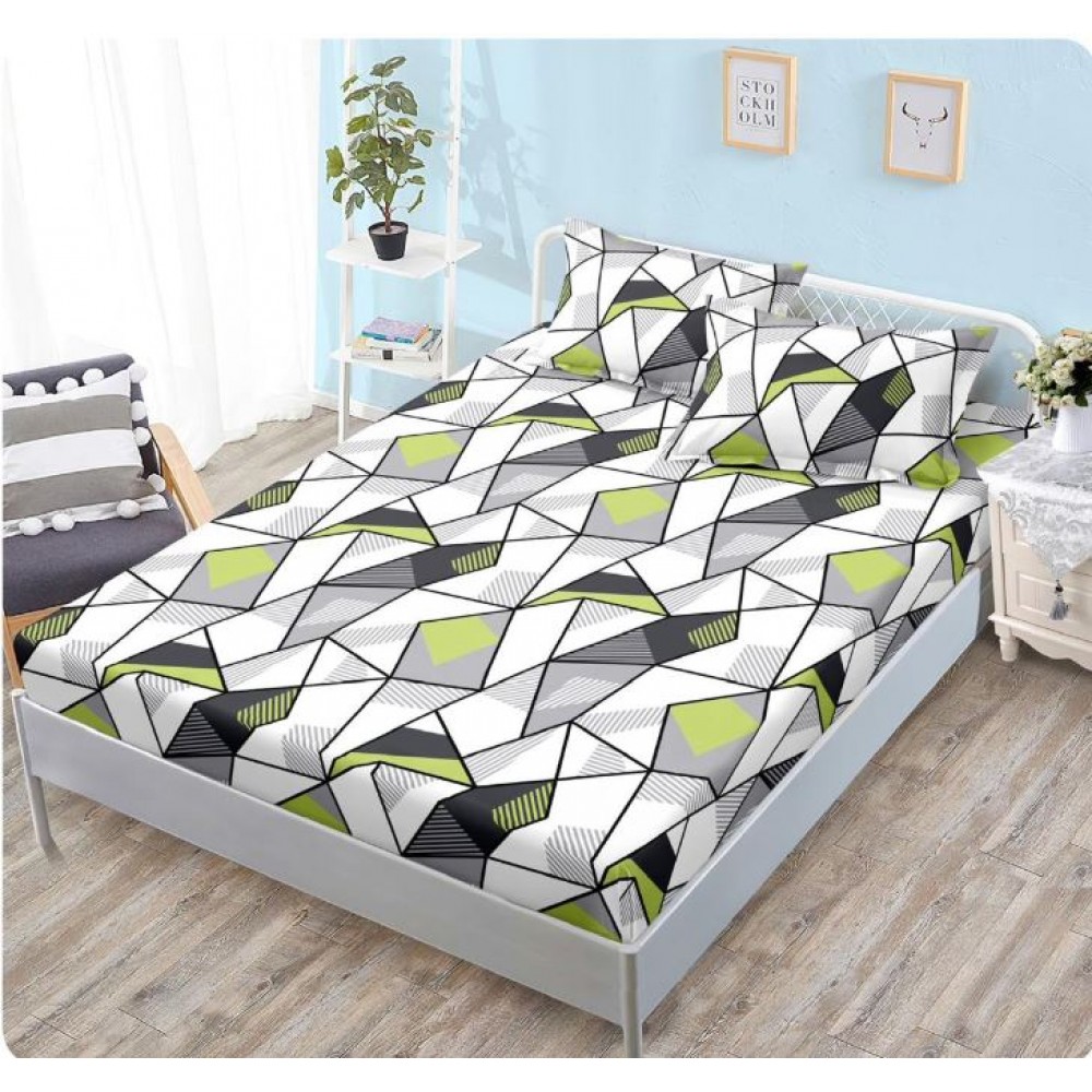 Husa cu elastic Finet, 160x200cm + 2 fete de perna, H-140