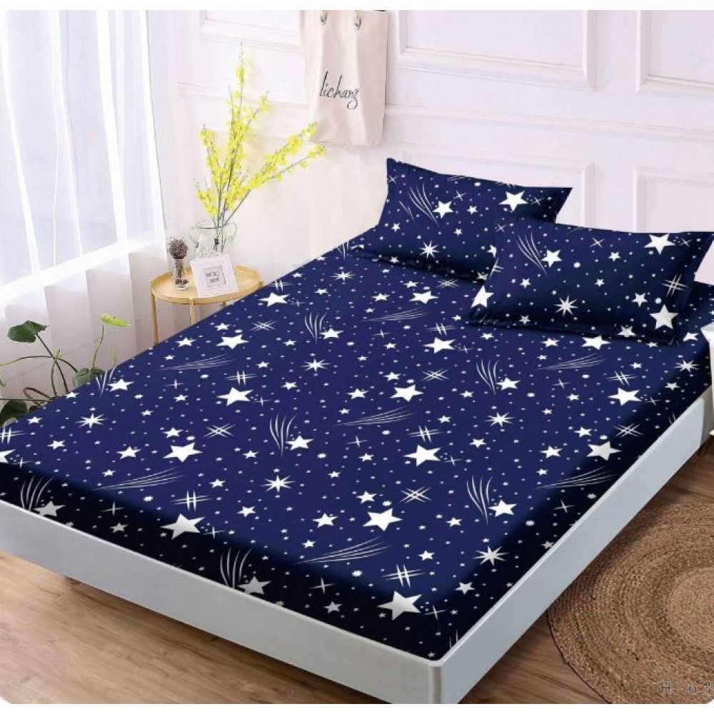 Husa cu elastic Finet, 160x200cm + 2 fete de perna, H-63