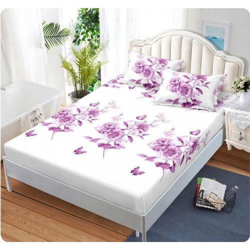 Husa cu elastic Finet, 160x200cm + 2 fete de perna, H-122