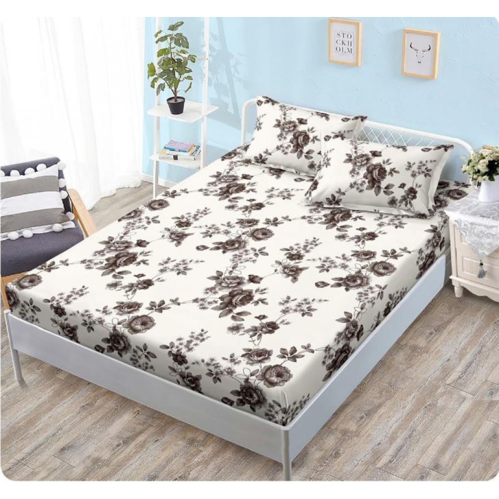 Husa cu elastic Finet, 160x200cm + 2 fete de perna, H-113