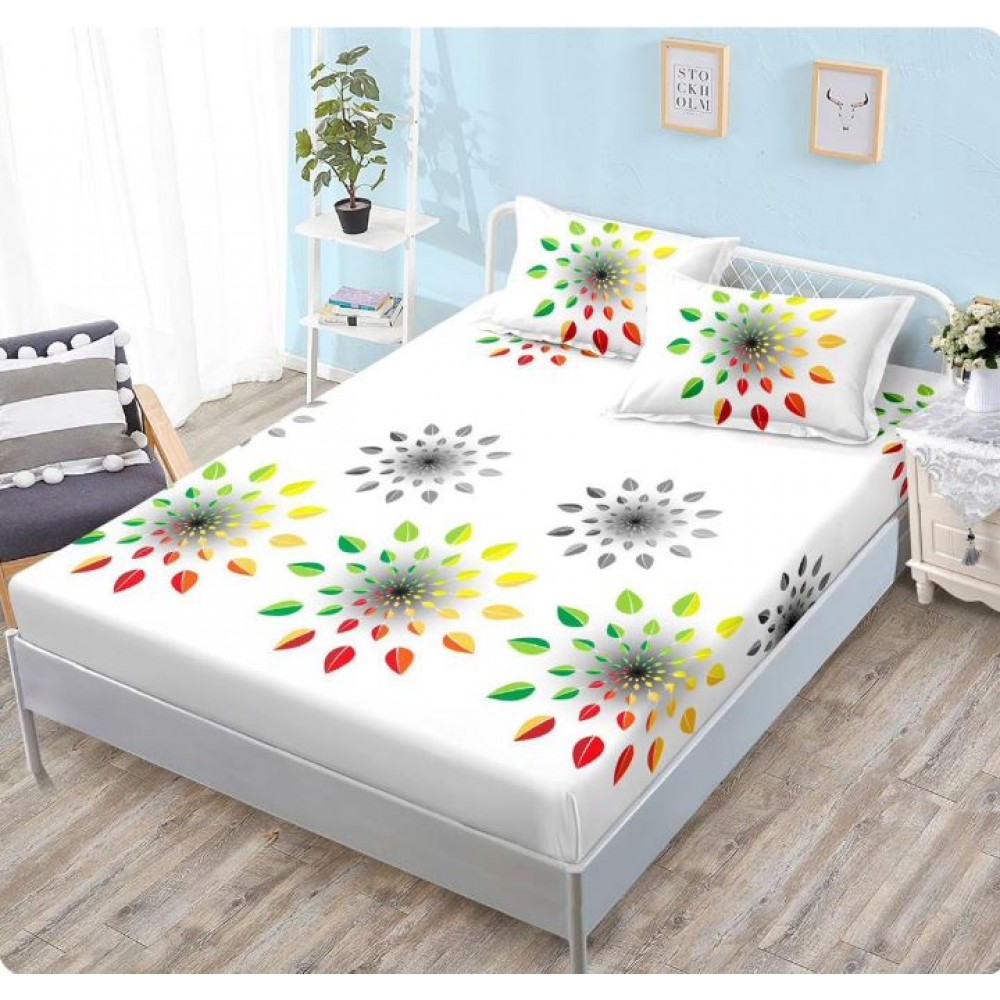 Husa cu elastic Finet, 160x200cm + 2 fete de perna, H-111