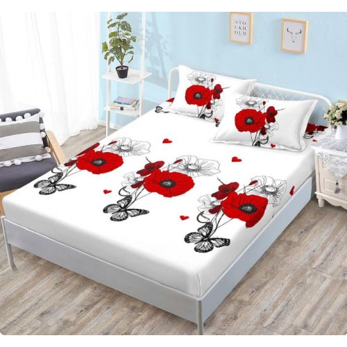 Husa cu elastic Finet, 160x200cm + 2 fete de perna, H-104