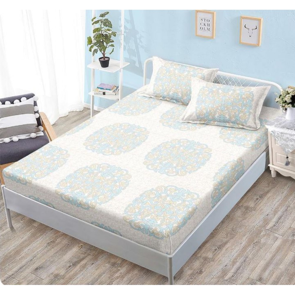 Husa cu elastic Finet, 160x200cm + 2 fete de perna, H-84