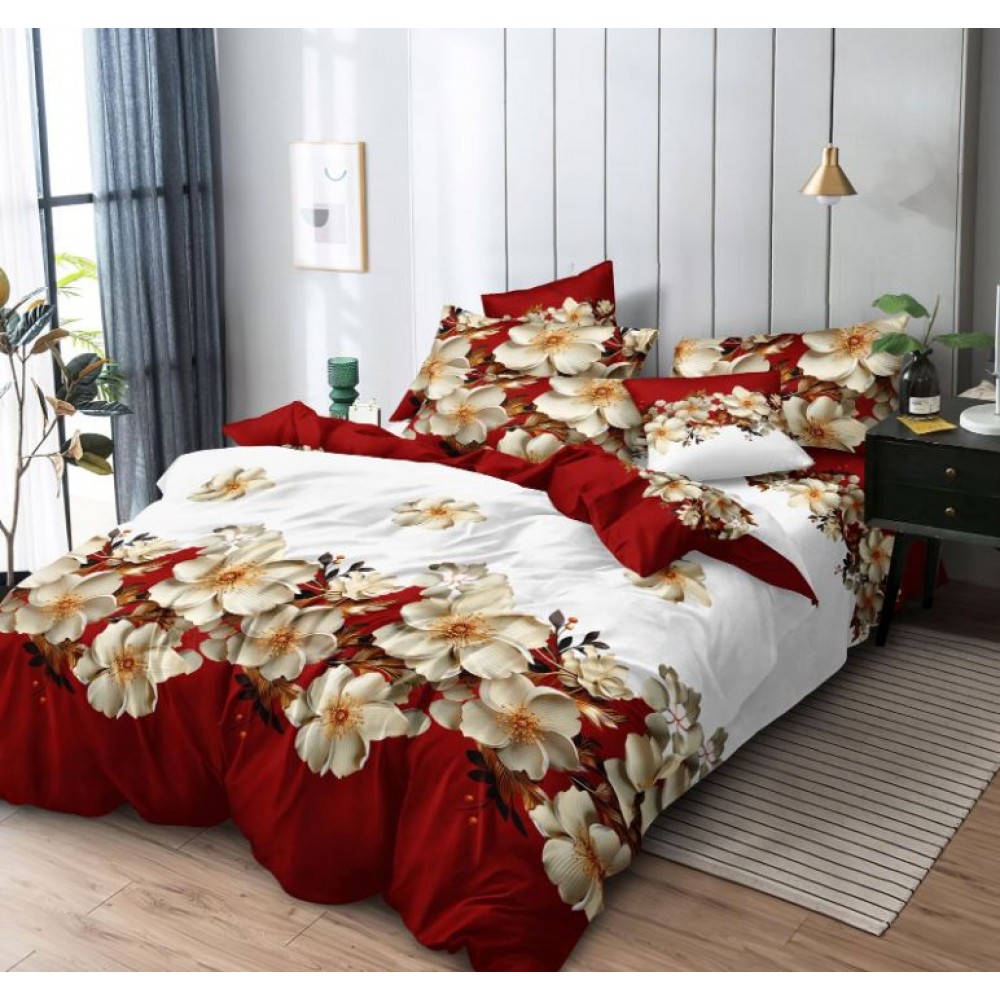 Lenjerie de pat FINET pentru 1 persoana, 4 piese ,160x210 cm ,CY-5209