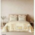Set Lenjerie Eleganta , Finet, imprimat digital, pentru 2 persoane, 6 piese, Cearceaf de pat cu elastic 180x200 cm, Cearceaf pilota 200x230 cm, 2 fete perna 70x70 cm, 2 fete perna 55x80 cm, SY-6017
