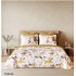 Set Lenjerie Eleganta , Finet, imprimat digital, pentru 2 persoane, 6 piese, Cearceaf de pat cu elastic 180x200 cm, Cearceaf pilota 200x230 cm, 2 fete perna 70x70 cm, 2 fete perna 55x80 cm, SY-6019