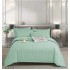 Set Lenjerie Eleganta , Damasc, pentru 2 persoane, 6 piese, Cearceaf de pat cu elastic 180x200 cm, Cearceaf pilota 200x230 cm, 2 fete perna 70x70 cm, 2 fete perna 55x80 cm, DL6-142