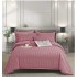 Set Lenjerie Eleganta , Damasc, pentru 2 persoane, 6 piese, Cearceaf de pat cu elastic 180x200 cm, Cearceaf pilota 200x230 cm, 2 fete perna 70x70 cm, 2 fete perna 55x80 cm, DL6-051