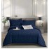 Set Lenjerie Eleganta , Damasc, pentru 2 persoane, 6 piese, Cearceaf de pat cu elastic 180x200 cm, Cearceaf pilota 200x230 cm, 2 fete perna 70x70 cm, 2 fete perna 55x80 cm, DL6-115