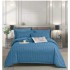 Set Lenjerie Eleganta , Damasc, pentru 2 persoane, 6 piese, Cearceaf de pat cu elastic 180x200 cm, Cearceaf pilota 200x230 cm, 2 fete perna 70x70 cm, 2 fete perna 55x80 cm, DL6-125