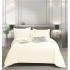 Set Lenjerie Eleganta , Damasc, pentru 2 persoane, 6 piese, Cearceaf de pat cu elastic 180x200 cm, Cearceaf pilota 200x230 cm, 2 fete perna 70x70 cm, 2 fete perna 55x80 cm, DL6-077