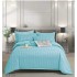 Set Lenjerie Eleganta , Damasc, pentru 2 persoane, 6 piese, Cearceaf de pat cu elastic 180x200 cm, Cearceaf pilota 200x230 cm, 2 fete perna 70x70 cm, 2 fete perna 55x80 cm, DL6-128