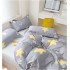 Set Lenjerie Eleganta din Bumbac, cu imprimeu deosebit, pentru pat dublu, 4 piese: Cearceaf de pat cu elastic 180 x 200 cm, Cearceaf pilota 200 x 230 cm, 2 fete de perna 50 x 70 cm, QY8007