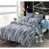 Set Lenjerie Eleganta din Finet , cu imprimeu deosebit, pentru pat dublu, 6 piese: Cearceaf de pat cu elastic 180 x 200 cm, Cearceaf pilota 200 x 230 cm, 2 fete de perna 55 x 80 cm, 2 fete de perna 70 x 70 cm, BB-142