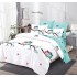Set Lenjerie Eleganta din Finet , cu imprimeu deosebit, pentru pat dublu, 6 piese: Cearceaf de pat cu elastic 180 x 200 cm, Cearceaf pilota 200 x 230 cm, 2 fete de perna 55 x 80 cm, 2 fete de perna 70 x 70 cm, BB-869
