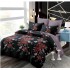 Set Lenjerie Eleganta din Finet , cu imprimeu deosebit, pentru pat dublu, 6 piese: Cearceaf de pat cu elastic 180 x 200 cm, Cearceaf pilota 200 x 230 cm, 2 fete de perna 55 x 80 cm, 2 fete de perna 70 x 70 cm, BB-931