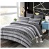 Set Lenjerie Eleganta din Finet , cu imprimeu deosebit, pentru pat dublu, 6 piese: Cearceaf de pat cu elastic 180 x 200 cm, Cearceaf pilota 200 x 230 cm, 2 fete de perna 55 x 80 cm, 2 fete de perna 70 x 70 cm, BB-884