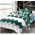Set Lenjerie Eleganta din Finet , cu imprimeu deosebit, pentru pat dublu, 6 piese: Cearceaf de pat cu elastic 180 x 200 cm, Cearceaf pilota 200 x 230 cm, 2 fete de perna 55 x 80 cm, 2 fete de perna 70 x 70 cm, BB-980