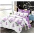 Set Lenjerie Eleganta din Finet , cu imprimeu deosebit, pentru pat dublu, 6 piese: Cearceaf de pat cu elastic 180 x 200 cm, Cearceaf pilota 200 x 230 cm, 2 fete de perna 55 x 80 cm, 2 fete de perna 70 x 70 cm, BB-981