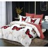Set Lenjerie Eleganta din Finet , cu imprimeu deosebit, pentru pat dublu, 6 piese: Cearceaf de pat cu elastic 180 x 200 cm, Cearceaf pilota 200 x 230 cm, 2 fete de perna 55 x 80 cm, 2 fete de perna 70 x 70 cm, BB-935