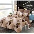 Set Lenjerie Eleganta din Finet , cu imprimeu deosebit, pentru pat dublu, 6 piese: Cearceaf de pat cu elastic 180 x 200 cm, Cearceaf pilota 200 x 230 cm, 2 fete de perna 55 x 80 cm, 2 fete de perna 70 x 70 cm, BB-984