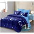 Set Lenjerie Eleganta din Finet , cu imprimeu deosebit, pentru pat dublu, 6 piese: Cearceaf de pat cu elastic 180 x 200 cm, Cearceaf pilota 200 x 230 cm, 2 fete de perna 55 x 80 cm, 2 fete de perna 70 x 70 cm, BB-850