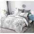 Set Lenjerie Eleganta din Finet , cu imprimeu deosebit, pentru pat dublu, 6 piese: Cearceaf de pat cu elastic 180 x 200 cm, Cearceaf pilota 200 x 230 cm, 2 fete de perna 55 x 80 cm, 2 fete de perna 70 x 70 cm, BB-949