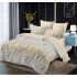 Set Lenjerie Eleganta din Finet , cu imprimeu deosebit, pentru pat dublu, 6 piese: Cearceaf de pat cu elastic 180 x 200 cm, Cearceaf pilota 200 x 230 cm, 2 fete de perna 55 x 80 cm, 2 fete de perna 70 x 70 cm, BB-989