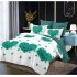 Set Lenjerie Eleganta din Finet , cu imprimeu deosebit, pentru pat dublu, 6 piese: Cearceaf de pat cu elastic 180 x 200 cm, Cearceaf pilota 200 x 230 cm, 2 fete de perna 55 x 80 cm, 2 fete de perna 70 x 70 cm, BB-976