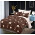 Set Lenjerie Eleganta din Finet , cu imprimeu deosebit, pentru pat dublu, 6 piese: Cearceaf de pat cu elastic 180 x 200 cm, Cearceaf pilota 200 x 230 cm, 2 fete de perna 55 x 80 cm, 2 fete de perna 70 x 70 cm, BB-973