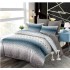 Set Lenjerie Eleganta din Finet , cu imprimeu deosebit, pentru pat dublu, 6 piese: Cearceaf de pat cu elastic 180 x 200 cm, Cearceaf pilota 200 x 230 cm, 2 fete de perna 55 x 80 cm, 2 fete de perna 70 x 70 cm, BB-6028