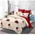 Set Lenjerie Eleganta din Finet , cu imprimeu deosebit, pentru pat dublu, 6 piese: Cearceaf de pat cu elastic 180 x 200 cm, Cearceaf pilota 200 x 230 cm, 2 fete de perna 55 x 80 cm, 2 fete de perna 70 x 70 cm, BB-994