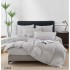 Lenjerie de Pat Dublu din Bumbac Tricotat - Set Premium 4 Piese cu Cearșaf Elastic și Imprimeu Satinat, Cearceaf de pat cu Elastic 180 x 200 cm, Cearceaf pilota 200 x 230 cm, 2 fete de perna 50 x 70 cm,ZZ894