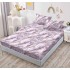 Husa de pat din Finet cu Elastic cu 2 fete de perna ,Pat 2 Persoane,160x200CM, D058