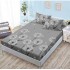 Husa de pat din Finet cu Elastic cu 2 fete de perna ,Pat 2 Persoane,160x200CM, D007
