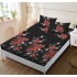 Husa de pat din Finet cu Elastic cu 2 fete de perna ,Pat 2 Persoane,160x200CM, D034