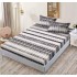 Husa de pat din Finet cu Elastic cu 2 fete de perna ,Pat 2 Persoane,160x200CM, D055