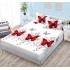 Husa de pat din Finet cu Elastic cu 2 fete de perna ,Pat 2 Persoane,160x200CM, D011