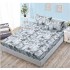 Husa de pat din Finet cu Elastic cu 2 fete de perna ,Pat 2 Persoane,160x200CM, D3010