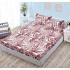 Husa de pat din Finet cu Elastic cu 2 fete de perna ,Pat 2 Persoane,160x200CM, D3001