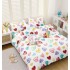 Lenjerie de Pat dublu, Bumbac Satinat Superior,4 Piese Cearceaf de pat 240 x 250 cm, Cearceaf pilota 200 x 230 cm, 2 fete de perna 55 x 75 cm, A50-682