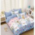 Lenjerie de Pat dublu, Bumbac Satinat Superior,4 Piese Cearceaf de pat 240 x 250 cm, Cearceaf pilota 200 x 230 cm, 2 fete de perna 55 x 75 cm, A50-680