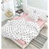Lenjerie de Pat dublu, Bumbac Satinat Superior,4 Piese Cearceaf de pat 240 x 250 cm, Cearceaf pilota 200 x 230 cm, 2 fete de perna 55 x 75 cm, A50-676