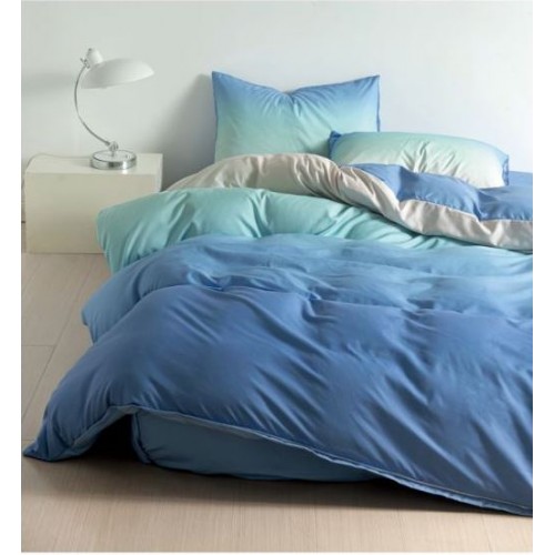 Lenjerie de Pat dublu, Bumbac Satinat Superior,4 Piese Cearceaf de pat 240 x 250 cm, Cearceaf pilota 200 x 230 cm, 2 fete de perna 55 x 75 cm, A50-659