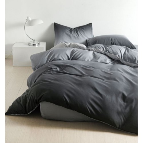 Lenjerie de Pat dublu, Bumbac Satinat Superior,4 Piese Cearceaf de pat 240 x 250 cm, Cearceaf pilota 200 x 230 cm, 2 fete de perna 55 x 75 cm, A50-660