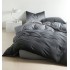 Lenjerie de Pat dublu, Bumbac Satinat Superior,4 Piese Cearceaf de pat 240 x 250 cm, Cearceaf pilota 200 x 230 cm, 2 fete de perna 55 x 75 cm, A50-660